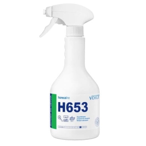 H653 0,6l - Tłuste zabrudzenia + dezynfekcja