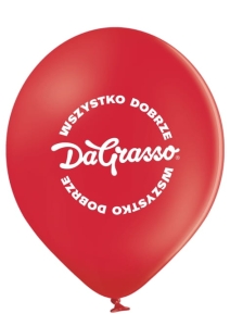 Balon z zatyczką - czerwone 100 szt