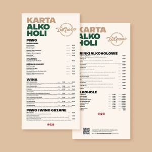 Menu alkoholi [20szt.] 